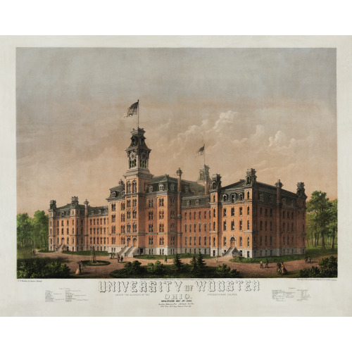 University Of Wooster, Ohio, Organized Dec. 18th 1866