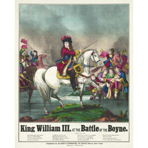 King William Iii At The Battle Of The Boyne, 1874