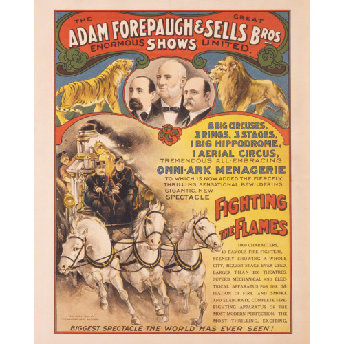 The Great Adam Forepaugh And Sells Bros, 1906.