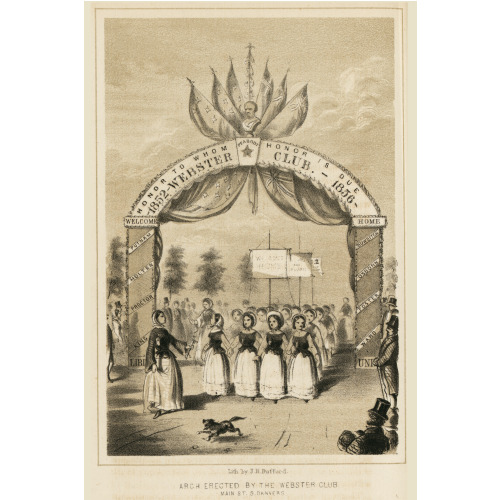 Arch Erected By The Webster Club, Danvers, Massachusetts, 1856