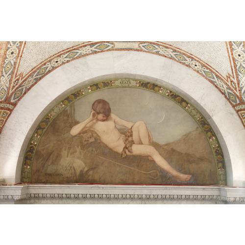 South Corridor, Great Hall. Endymion Mural Of The Lyric Poetry Series By Henry O. Walker...