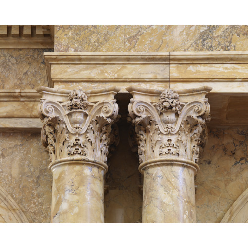 Main Reading Room. Detail Of Paired Column Capitals. Library Of Congress Thomas Jefferson...