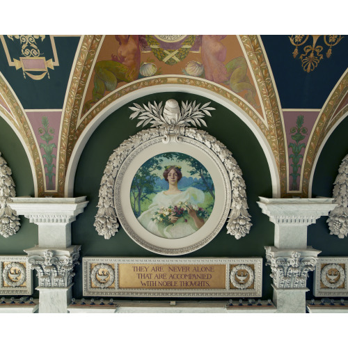 Library of Congress, View 5, Mural Of Summer By Frank W. Benson