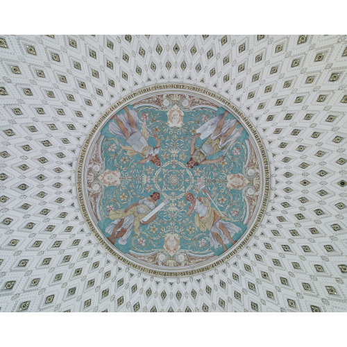 Library of Congress, Domed Ceiling Of The Pavilion...