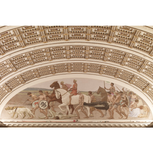 Library of Congress, Mural Of War By Gari Melchers.