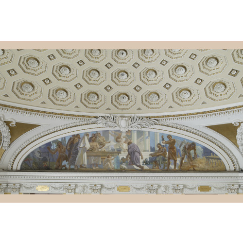 Library of Congress, View 1, Mural Of Science In The Pavilion...