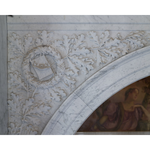 Library of Congress, View 1, Detail Of Spandrel Showing Carved Wreath