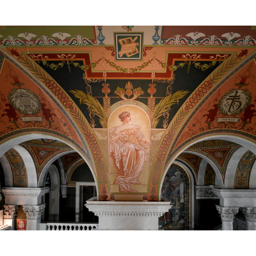 Library of Congress, View 2, Mural Depicting Tragedy In The Literature Series