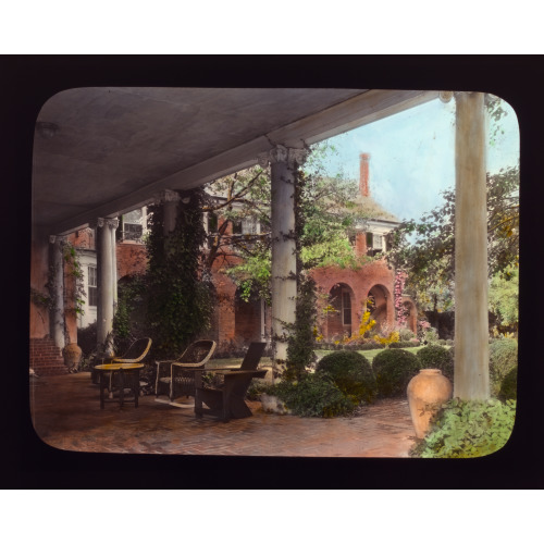 Wellington, Malcolm Matheson House, Fox Hunt Road, Alexandria, Virginia. Porch, 1931