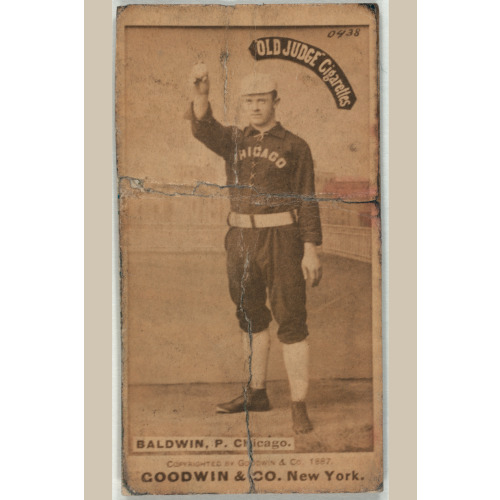 Mark Baldwin, Chicago White Stockings, Baseball Card 2, 1887