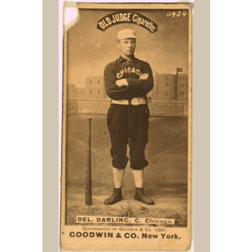 Dell Darling, Chicago White Stockings, Baseball Card 3, 1887