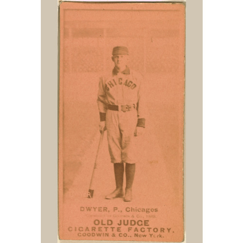 Frank Dwyer, Chicago White Stockings, Baseball Card 2, 1887