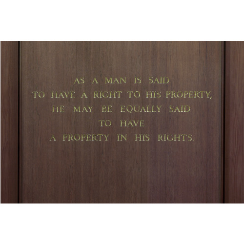 Memorial Hall. Quotation From James Madison, Beginning As I Man Is Said Library Of Congress...