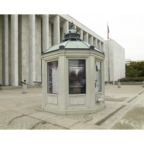 Exterior View. Information Kiosk Shaped Like The Cupola Of The Jefferson Building. Library Of...