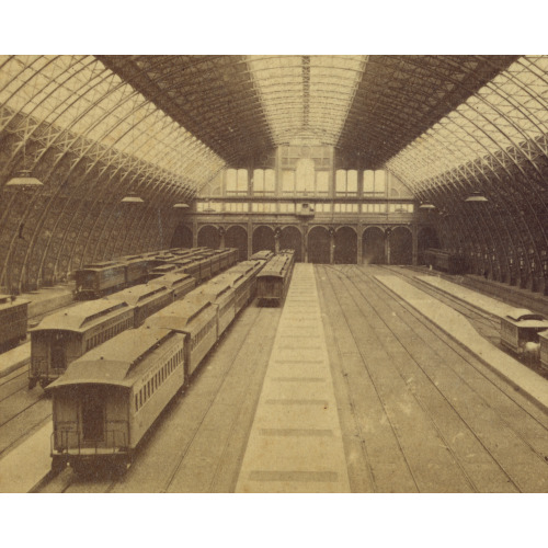 Interior Of Grand Central Depot, circa 1870