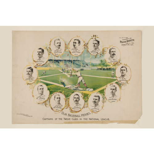 Our Baseball Heroes - Captains Of The National League, 1895