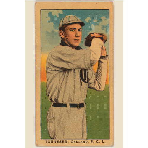Tonnesen, Oakland Team, Baseball Card Portrait, 1910