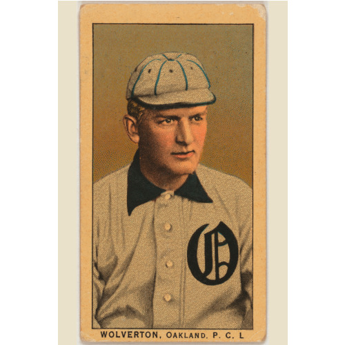 Wolverton, Oakland Team, Baseball Card Portrait, 1910