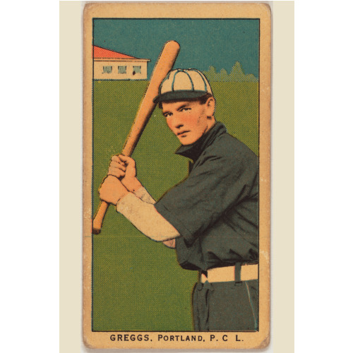 Greggs, Portland Team, Baseball Card Portrait, 1910