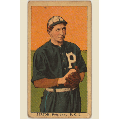 Seaton, Portland Team, Baseball Card Portrait, 1910