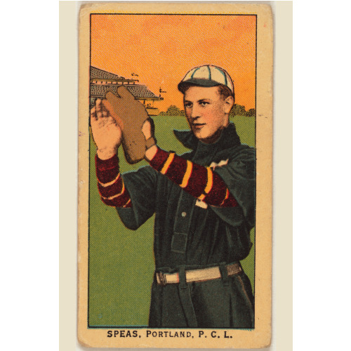 Speas, Portland Team, Baseball Card Portrait, 1910