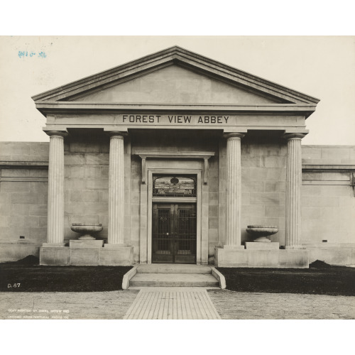 Forest View Abbey Mausoleum, Rockford, Illinois, 1914