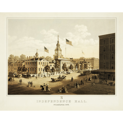 Independence Hall. Philadelphia 1876