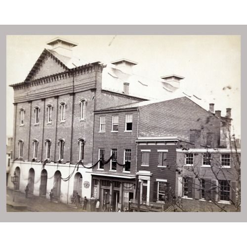 Ford's Theatre, Scene Of Lincoln Assassination, 1865