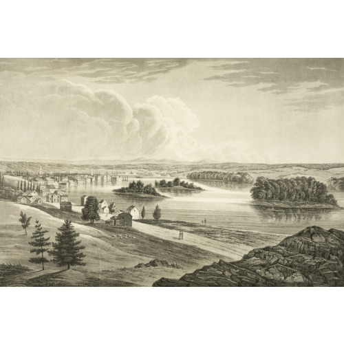 Troy, New York, From Mount Ida, circa 1821-1825