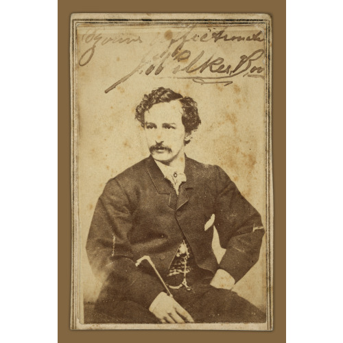 John Wilkes Booth, circa 1860-1865