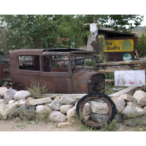 Old Car, Hackberry General Store, Hackberry, Arizona