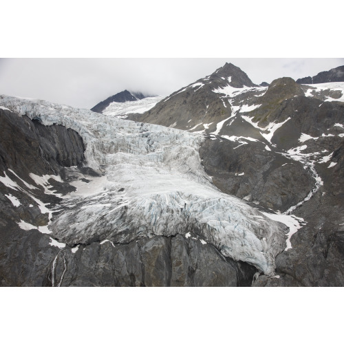 Aerial View Of Glacier, Prince William Sound, Alaska, 2008