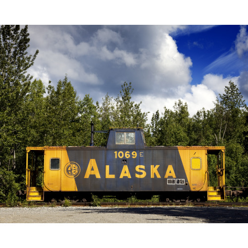 Old Railroad Box Car, Alaska