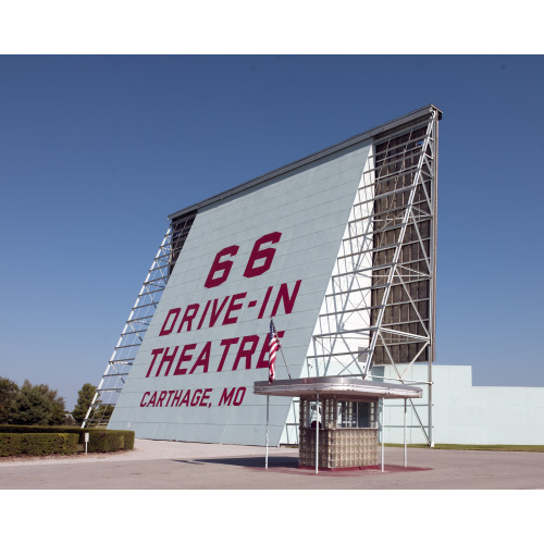 66 Drive-In Theatre, Route 66, Carthage, Missouri, 2009
