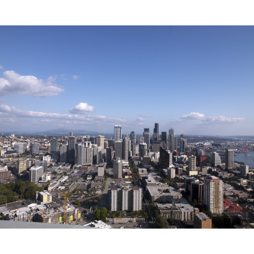 Seattle, Washington, View Taken From The Space Needle, View 1