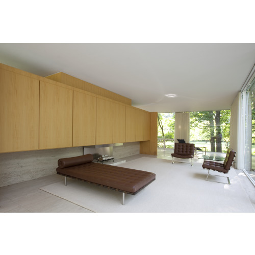 Living Room, The Farnsworth House, Plano, Illinois, View 1