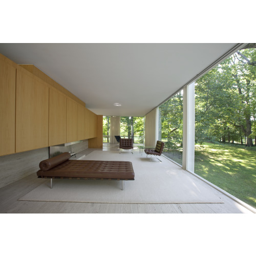 Living Room, The Farnsworth House, Plano, Illinois, View 2