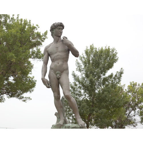 Full-Sized Reproduction Of The Statue Of David By Michelangelo, Sioux Falls, South Dakota, 2009