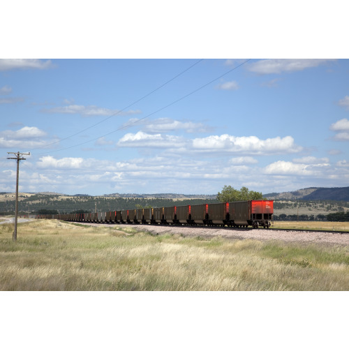 Train, Rural South Dakota, 2009