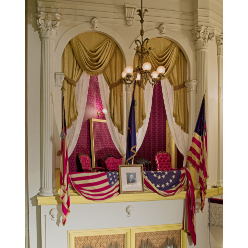 Ford's Theatre Box Where Lincoln Assassinated, Washington, D.C.