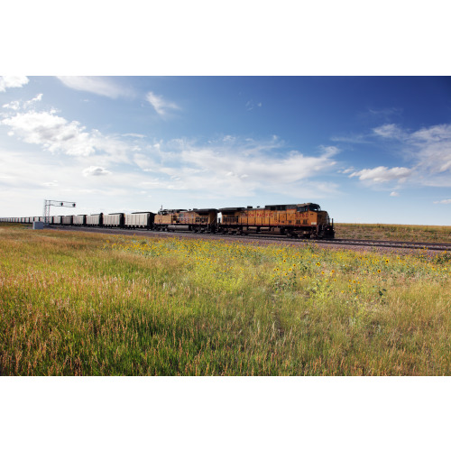 Train Near Casper, Wyoming, 2009