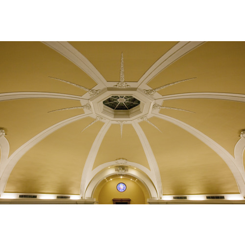Arched Ceiling In The Sanctuary, Highlands Methodist Episcopal Church At Five Points...