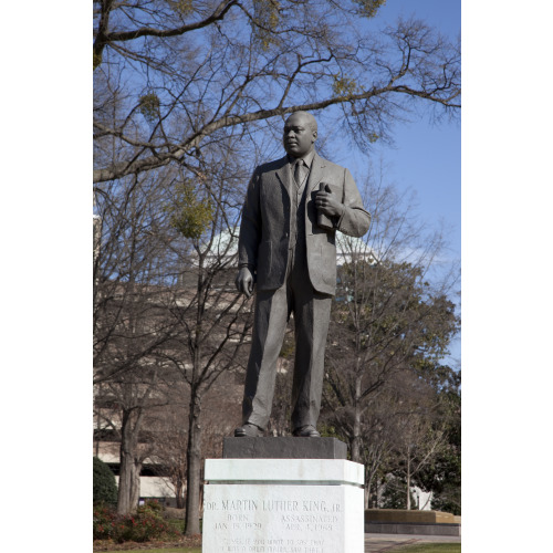 Statue Of Dr. Martin Luther King, Jr., In The Kelly Ingram Park, Birmingham, Alabama, 2010