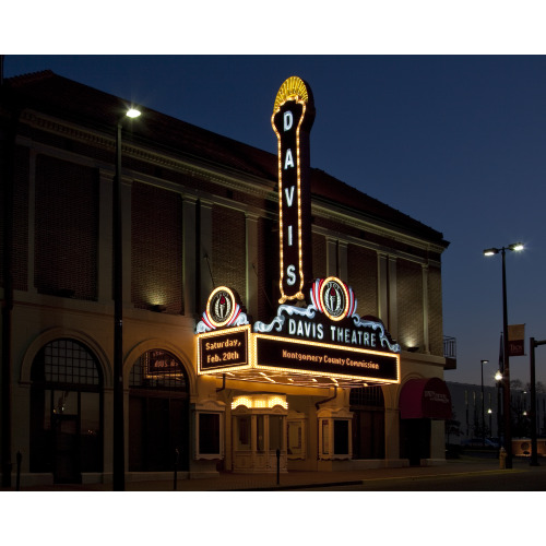Davis Theatre, Montgomery, Alabama, View 1