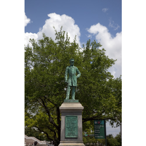 Statue, Rear Admiral Semmes C.S.A. Navy, Mobile, Alabama, View 1