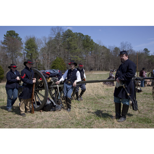 Reenactment, Civil War Siege of April 1862, Alabama, View 7
