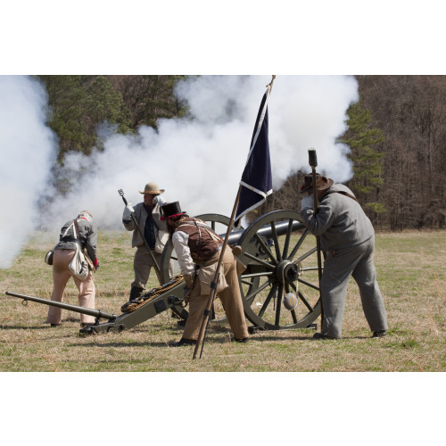 Reenactment, Civil War Siege of April 1862, Alabama, View 13