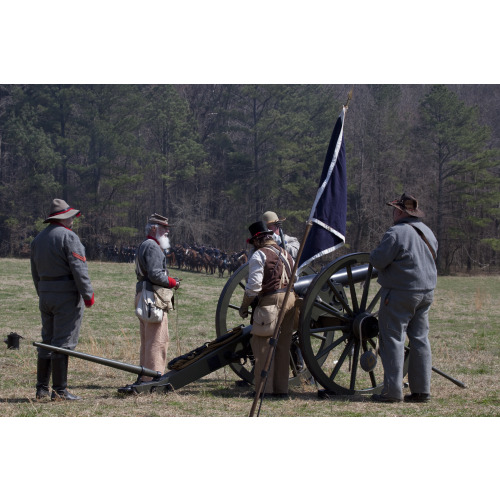 Reenactment, Civil War Siege of April 1862, Alabama, View 17