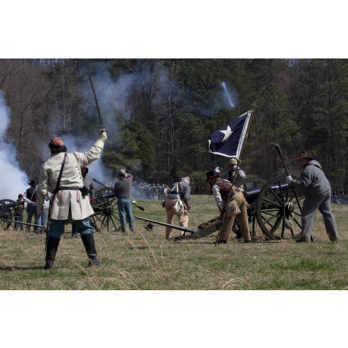 Reenactment, Civil War Siege of April 1862, Alabama, View 21