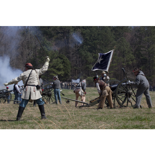 Reenactment, Civil War Siege of April 1862, Alabama, View 22